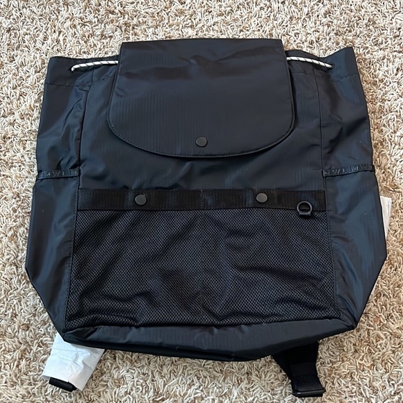 Madewell The MWL (Re)Sourced Ripstop Nylon Backpack NWT Black - Picture 5 of 13